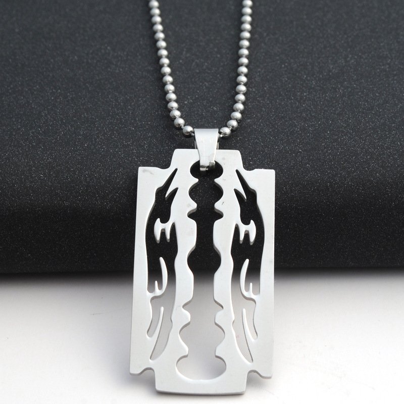 Stainless Steel Blade Necklaces