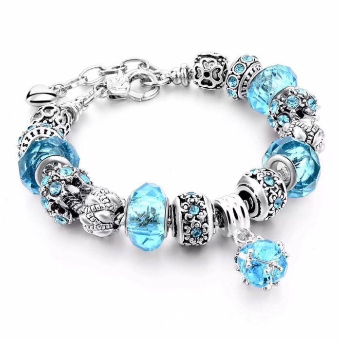 1612405590849 Crystal Beads Bracelets & Bangles Snake Chain Charm Bracelets For Women Jewellery