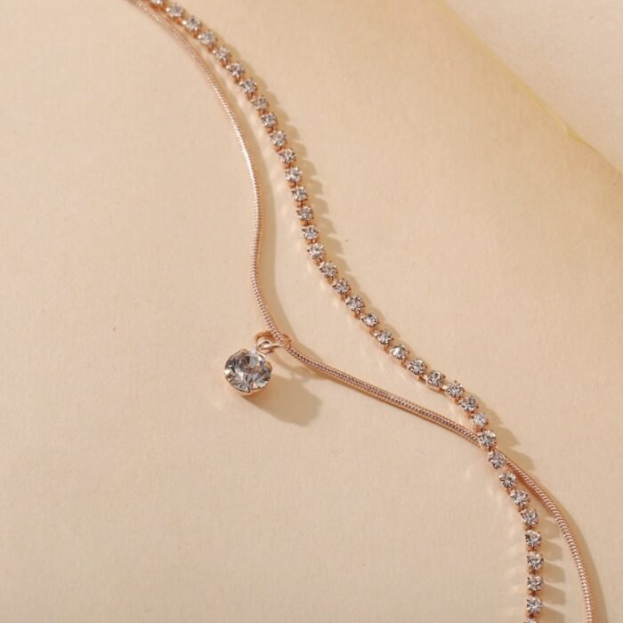 1619501118461 LETAPI Bohemian Beads Anklets for Women Boho Cubic Zirconia Anklet Ankle Bracelet on Leg Anklet Jewellery