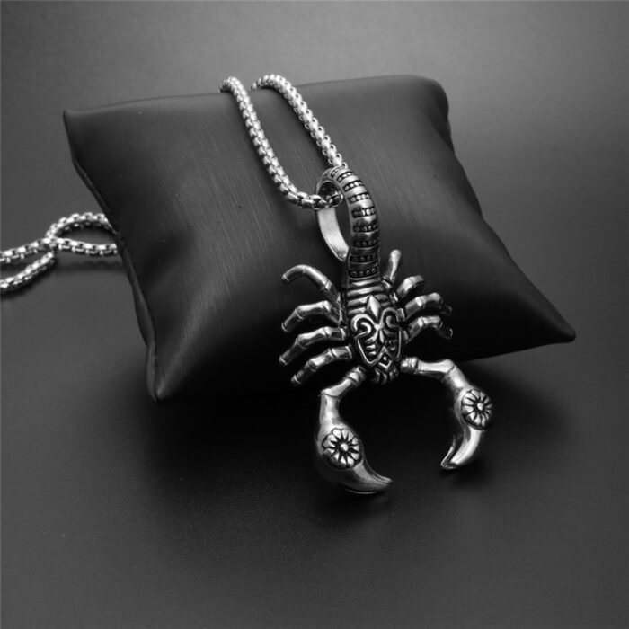 1620785534660 Scorpion Pendant Necklace 316L Stainless Steel Men Chain Necklace Fashion Men Jewelry