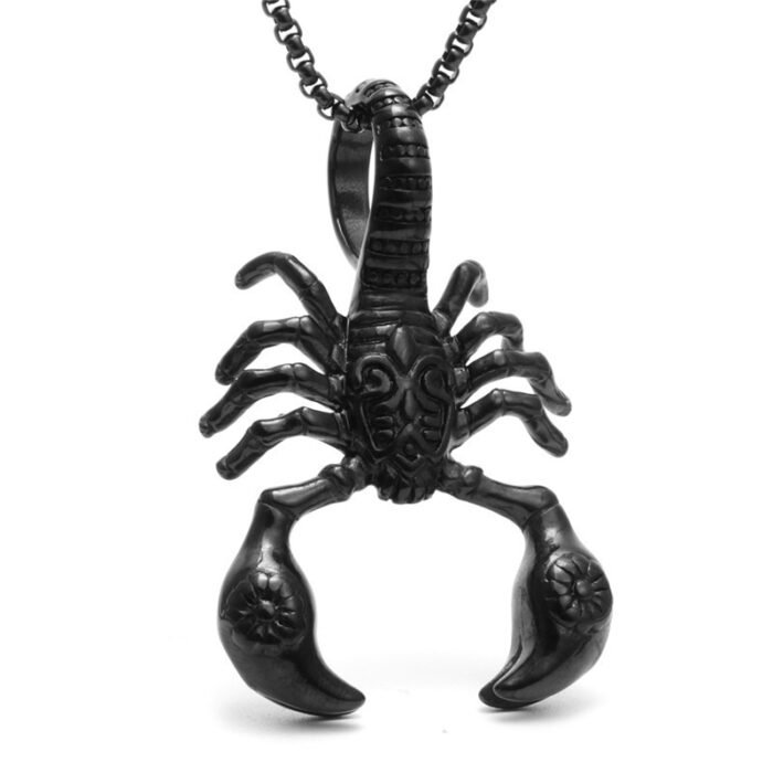 1620785534959 Scorpion Pendant Necklace 316L Stainless Steel Men Chain Necklace Fashion Men Jewelry